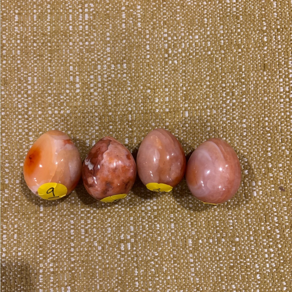 Polished Carnliean Stone Eggs $9 each